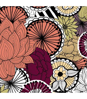 Panoramique sur-mesure ECLOSION DE COULEUR - WALL DREAMER BOOK 1 - REF WAD0183_1