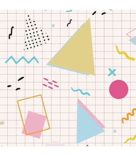 Panoramique sur-mesure MEMPHIS GEO - WALL DREAMER BOOK 1 - REF WAD0129-2