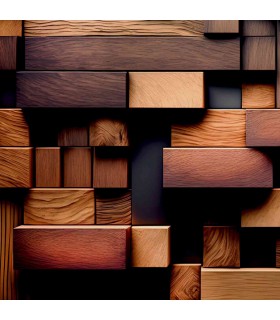 Panoramique sur-mesure WOOD WALL - WALL DREAMER BOOK 1 - REF WAD0089
