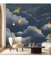 Panoramique sur-mesure LES CONSTELLATIONS ET LES HIRONDELLES - WALL DREAMER BOOK 1 - REF WAD0180