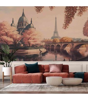 Panoramique sur-mesure LES DEUX DAMES - WALL DREAMER BOOK 1 - REF WAD0096