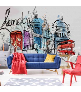 Panoramique sur-mesure BIG SMOKE - WALL DREAMER BOOK 1 - REF WAD0038