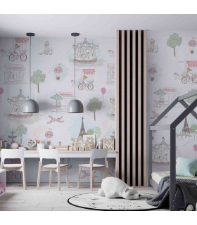 Panoramique sur-mesure VIE PARISIENNE - WALL DREAMER BOOK 1 - REF WAD0150