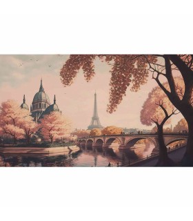 Panoramique sur-mesure LES DEUX DAMES - WALL DREAMER BOOK 1 - REF WAD0096