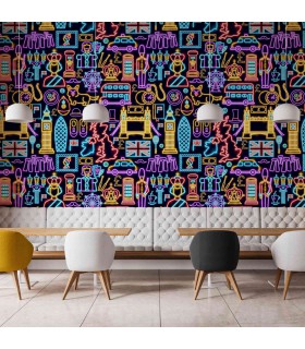 Panoramique sur-mesure NEON LONDON - WALL DREAMER BOOK 1 - REF WAD0047