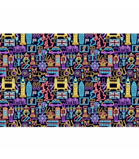 Panoramique sur-mesure NEON LONDON - WALL DREAMER BOOK 1 - REF WAD0047