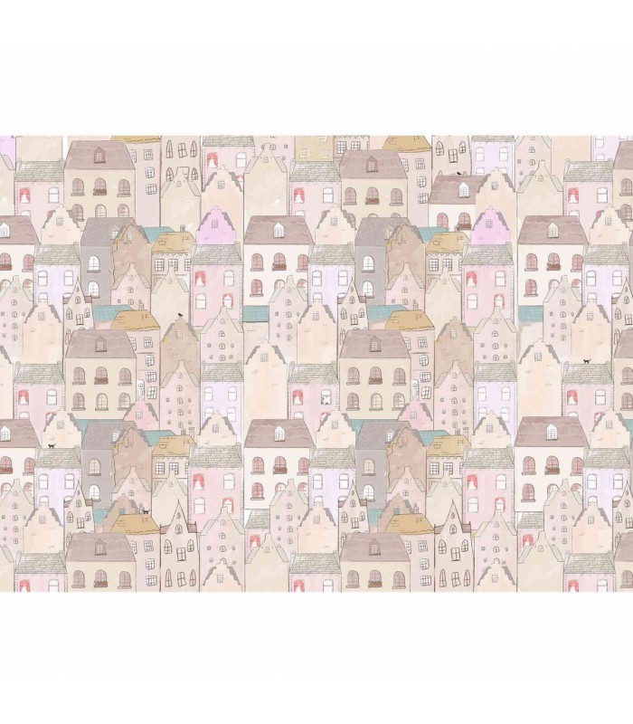 Panoramique sur-mesure LES MAISONNETTES - WALL DREAMER BOOK 1 - REF WAD0157