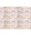 Panoramique sur-mesure LES MAISONNETTES - WALL DREAMER BOOK 1 - REF WAD0157