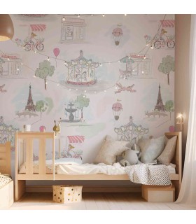 Panoramique sur-mesure VIE PARISIENNE - WALL DREAMER BOOK 1 - REF WAD0150