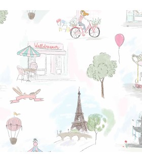 Panoramique sur-mesure VIE PARISIENNE - WALL DREAMER BOOK 1 - REF WAD0150