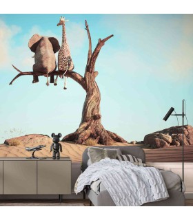 Panoramique sur-mesure OLD FRIENDS - WALL DREAMER BOOK 1 - REF WAD0050