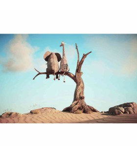 Panoramique sur-mesure OLD FRIENDS - WALL DREAMER BOOK 1 - REF WAD0050