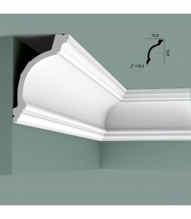 Corniche Orac Decor C217 en Purotouch, 200 cm