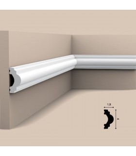 ORAC Decor PX120 Cimaise classique en Duropolymer 200 cm