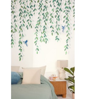 Papier peint Panoramique Birdy Vert - 200x310cm - Collection Green Life 2 - CASELIO - Réf.  GNL2105400404
