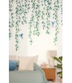Papier peint Panoramique Birdy Vert - 200x250cm - Collection Green Life 2 - CASELIO - Réf.  GNL2105400405