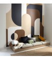 Panoramique VOLUME MARRON 250x250 - Collection GRAPHIC - CASELIO - Réf. GPC105559206