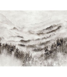 Panoramique MORNING MIST S GRIS BRUME 300x250 - Collection WONDERWALLS 2 - CASADECO - Réf. WDWD200189107