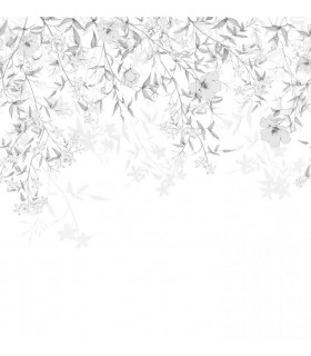 Panoramique FLORE ENCHANTEE L GRIS BRUME 300x310 - Collection WONDERWALLS 2 - CASADECO - Réf. WDWD200199409