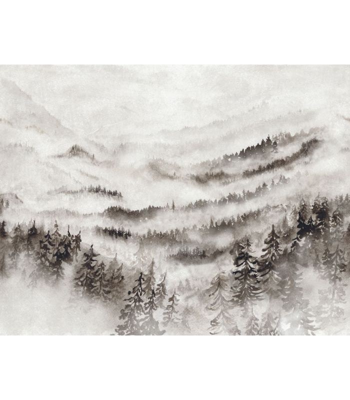 Panoramique MORNING MIST L GRIS BRUME 400x310 - Collection WONDERWALLS 2 - CASADECO - Réf. WDWD200189112