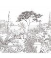 Panoramique A L'OMBRE DES PINS M NOIR FUSAIN 300x280 - Collection WONDERWALLS 2 - CASADECO - Réf. WDWD200019808
