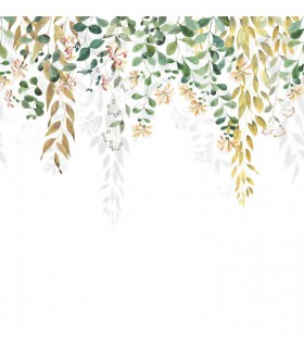 Panoramique HONEYSUCKLE VERT 300x310 - Collection SOLIFLORE - CASADECO - Réf. SOLI200347809