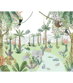 Panoramique IN THE HEART OF THE JUNGLE VERT S 300x250 - Collection ONCE UPON A TIME 2 - CASADECO - Réf. OUTD200697507