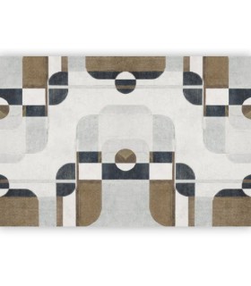 Panoramique CONRAD_S GRIS DUVET / ENCRE 424 x 250 - Collection CARNABY STREET  - CASADECO - Réf. CARN200586128