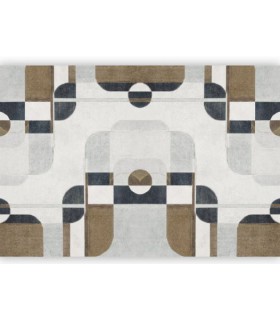 Panoramique CONRAD_L GRIS DUVET / ENCRE 424 x 310 - Collection CARNABY STREET  - CASADECO - Réf. CARN200586130