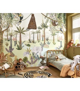Panoramique IN THE HEART OF THE JUNGLE VERT S 300x250 - Collection ONCE UPON A TIME 2 - CASADECO - Réf. OUTD200697507