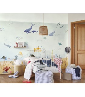 Panoramique EXPLORATION UNDER THE SEA BLEU S 300x250 - Collection ONCE UPON A TIME 2 - CASADECO - Réf. OUTD200706207