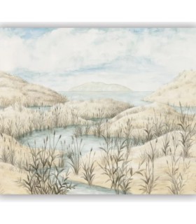 Panoramique CHEMIN CÔTIER_L LIN 400x310 - Collection SENTIERS DES DUNES - CASADECO - Réf. SENT200971212