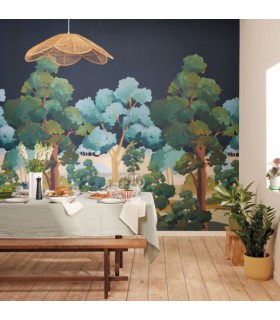 Panoramique L ETE INDIEN VERT _S 200x250 - Collection BALADE - CASELIO - Réf. BLD106157705