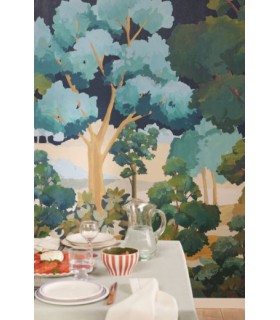 Panoramique L ETE INDIEN NOIR _S 200x250 - Collection BALADE - CASELIO - Réf. BLD106159005