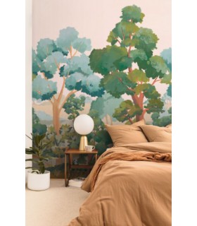 Panoramique L ETE INDIEN VERT _L 200x310 - Collection BALADE - CASELIO - Réf. BLD106157704