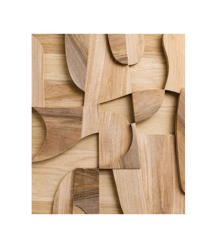 Panoramique MARQUETRY MARRON S 212 x 250 - Collection RELIEFS - CASELIO - Réf. RLF106192025