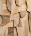 Panoramique MARQUETRY MARRON M 212 x 280 - Collection RELIEFS - CASELIO - Réf. RLF106192026