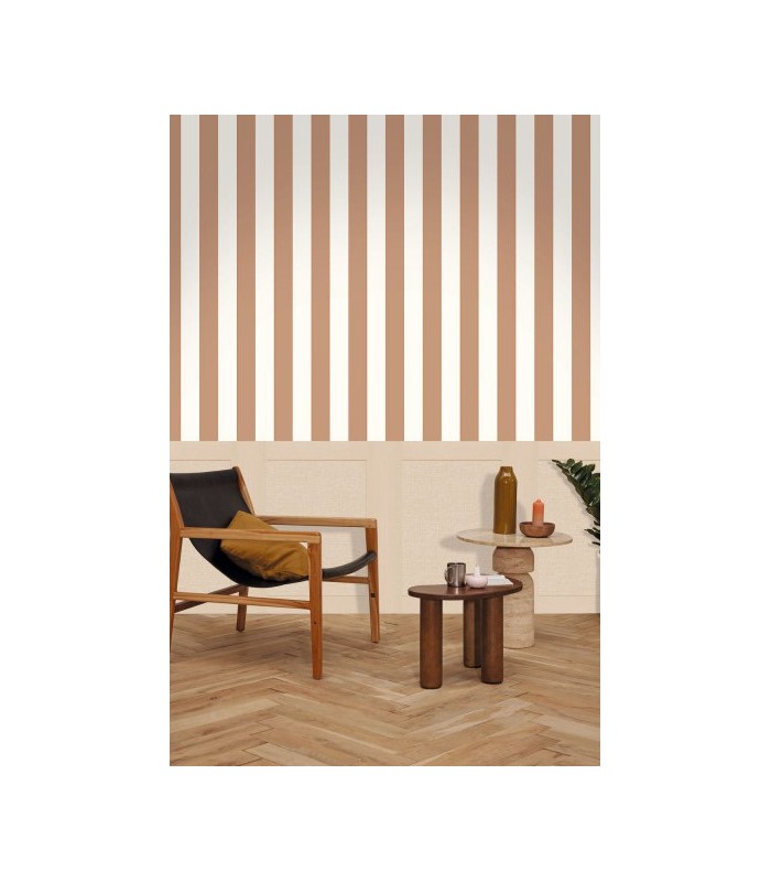 Panoramique SOUBASSEMENT JUTE M BEIGE - Collection RELIEFS - CASELIO - Réf. RLF105231010