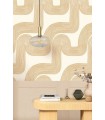Panoramique SOUBASSEMENT JUTE M BEIGE - Collection RELIEFS - CASELIO - Réf. RLF105231010