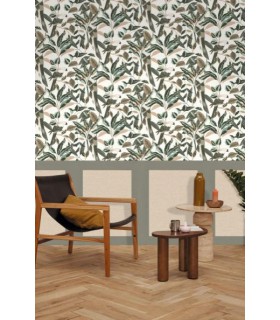 Panoramique SOUBASSEMENT JUTE M KAKI - Collection RELIEFS - CASELIO - Réf. RLF105237170