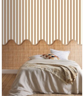 Panoramique WAVE BASE S MARRON - Collection RELIEFS - CASELIO - Réf. RLF106212014