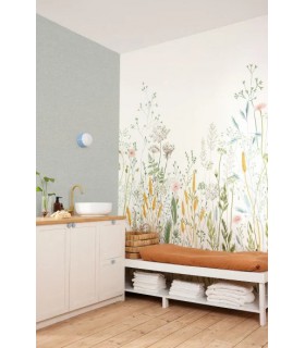 Papier peint Panoramique Herbarium Multicouleurs - 200x280cm - Collection Green Life 2 - CASELIO - Réf.  GNL2105390403