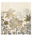 Papier Peint Panoramique Intissé Siwa Ivoire/ Doré – Panoramas 2 de Casamance - réf. 75292242 - 280 x 300 CM
