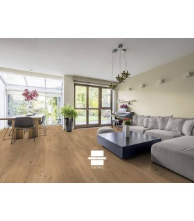 Parquet contrecollé chêne Expert Sand 140 huilé naturel