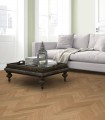Parquet Point de Hongrie Haussmann verni mat 45°