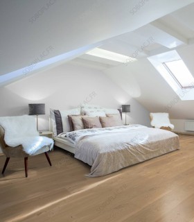 Parquet chêne contrecollé Expert Perle 140 huilé