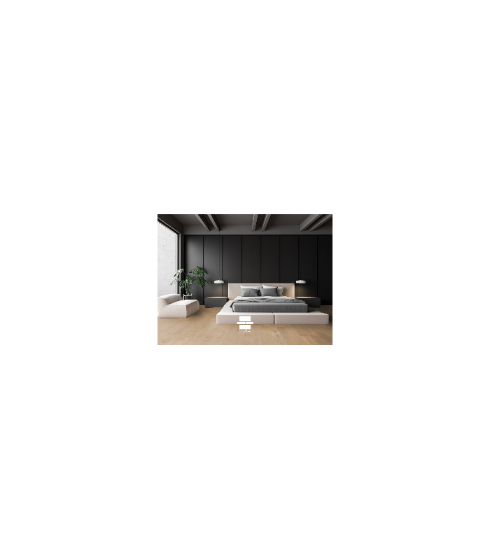 Parquet chêne contrecollé Expert Perle 180 huilé bois brut