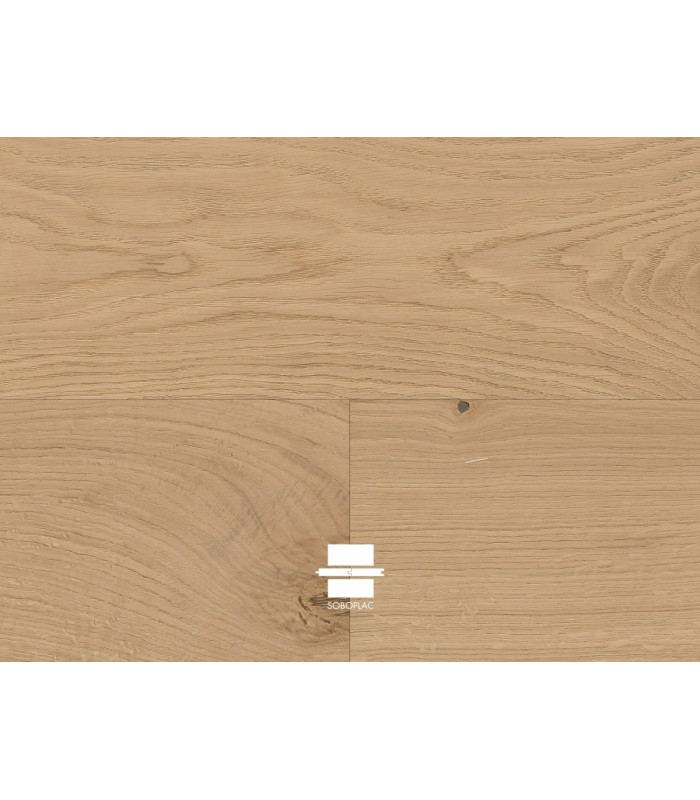 Parquet chêne contrecollé Expert Perle 180 huilé bois brut