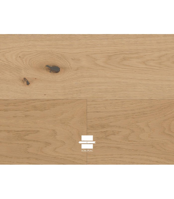 Parquet contrecollé chêne Expert Sand 140 huilé naturel