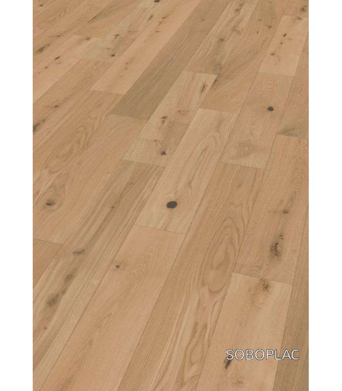 Parquet contrecollé chêne rustique huilé naturel 180 mm